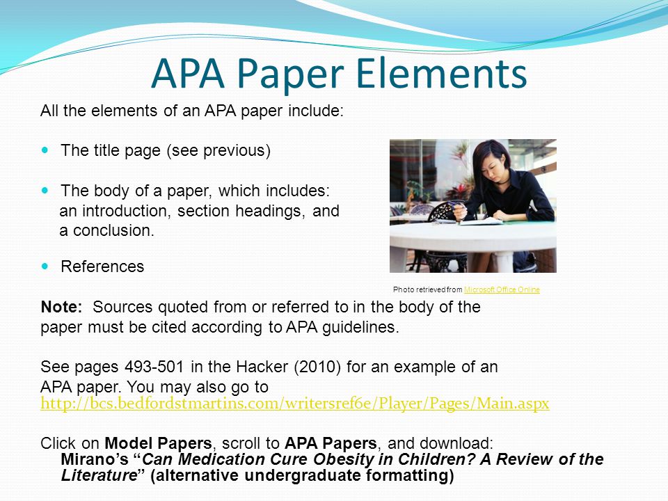 Documenting Sources in APA Style: 2010 Update Adapted from Hacker/Sommers,